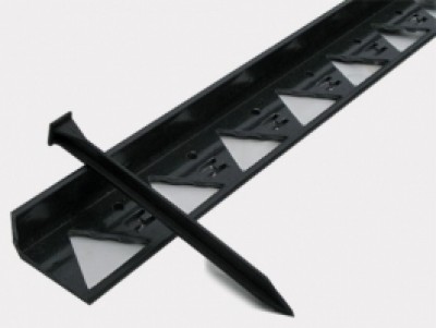 Бордюр -300.8,5.4.5- пластиковый чёрный L3000