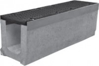 Комплект: Лоток водоотводный SUPER - 15.25.31 - бетонный с решеткой щелевой чугунной ВЧ-50, кл.D или кл.E