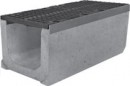 Комплект: Лоток водоотводный SUPER - 30.40.41 - бетонный с решеткой щелевой чугунной ВЧ-50, кл.E